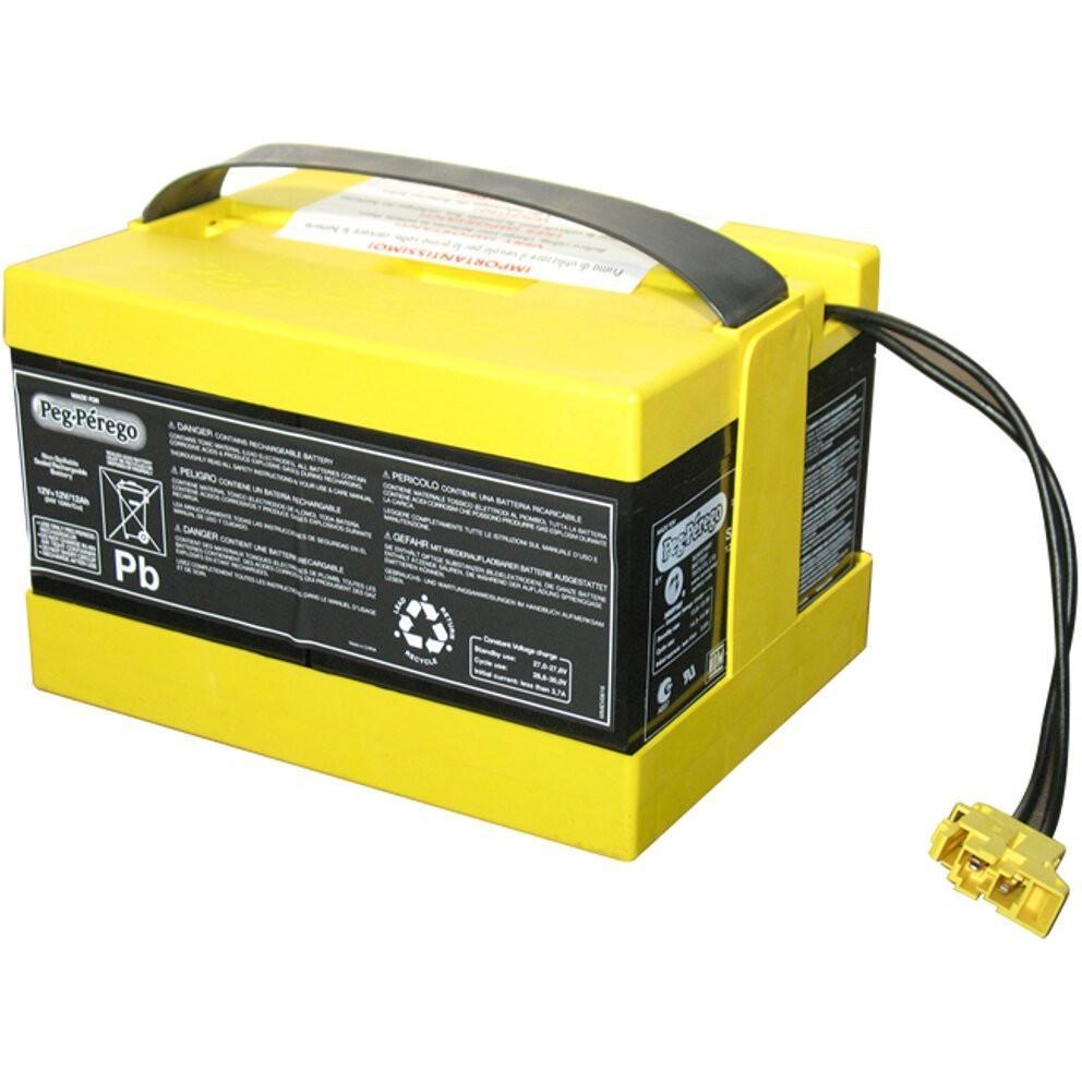 peg perego yellow battery