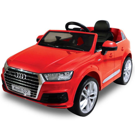 red audi q7 kids ride on car