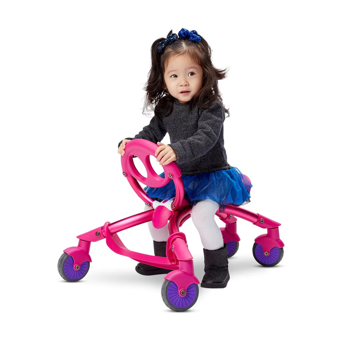 YBike Pewi Push Kids Ride On/Walker - Pink - Kids Car Sales