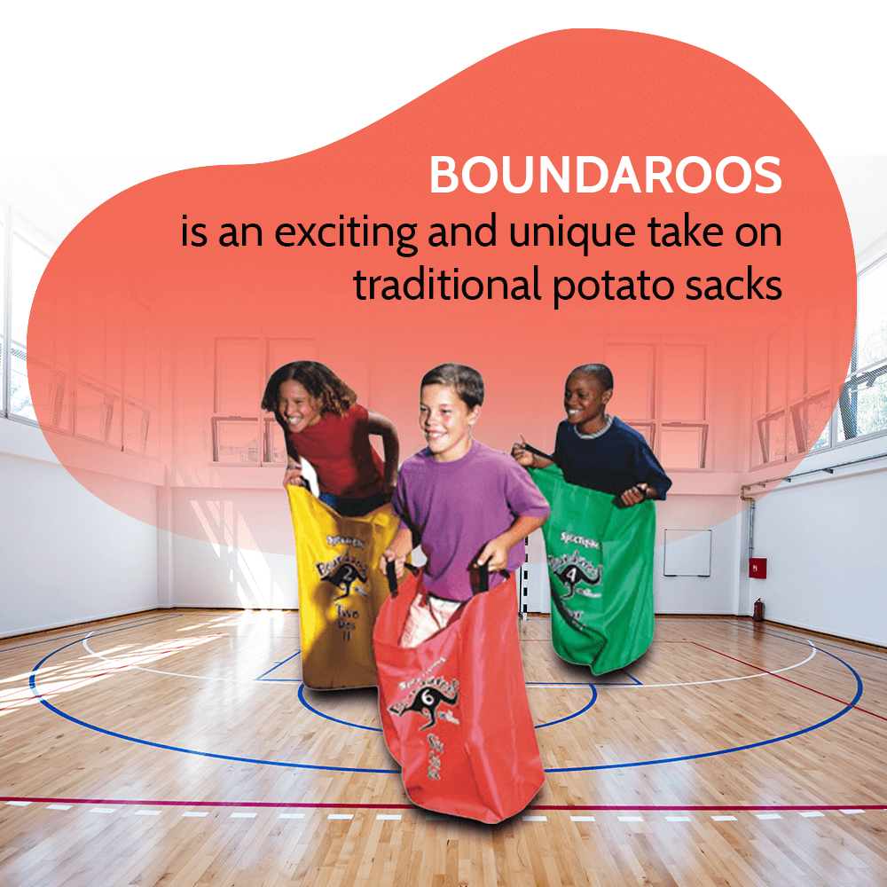 Yard Games Boundaroos Potato Sack Race Game for Kids - Set of 6 YG0779
