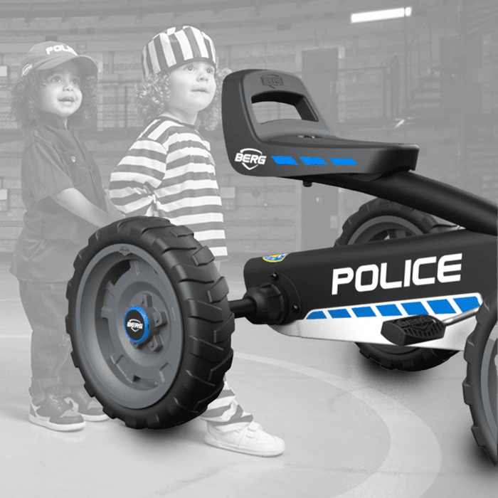 BERG Buzzy Police Kids Ride On Pedal Kart