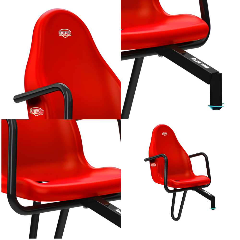 BERG Extra Passenger Seat Red for BFR and BFR 3 Series