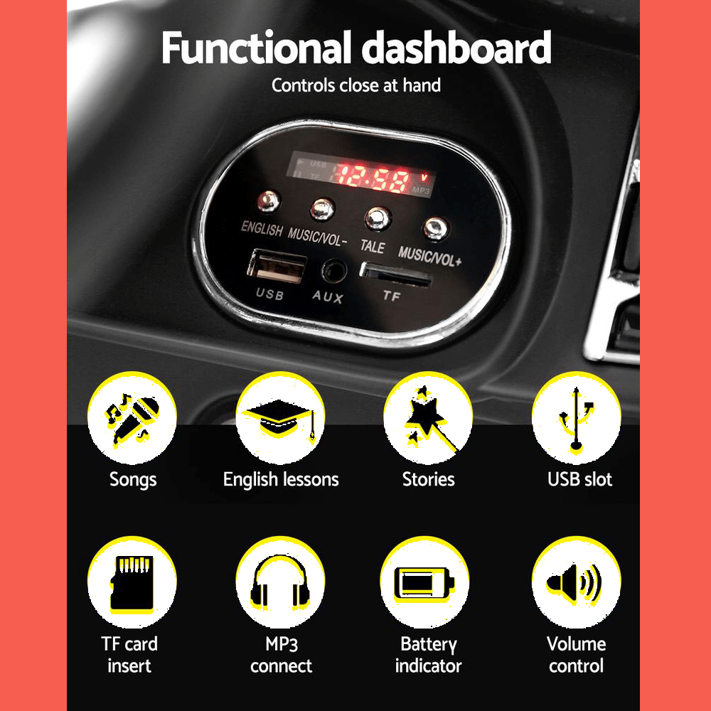 BMW X5 Inspired 12v Kids Ride On Car - White