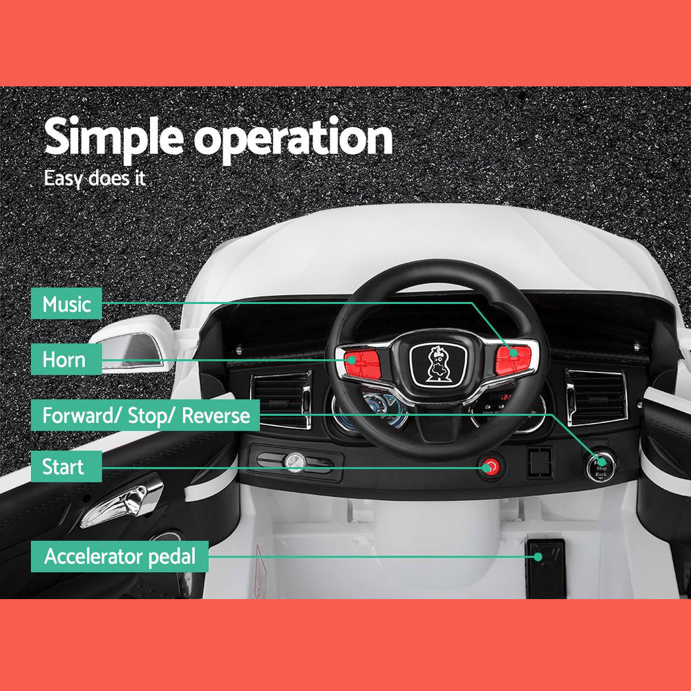 BMW X5 Inspired 12v Kids Ride On Car - White