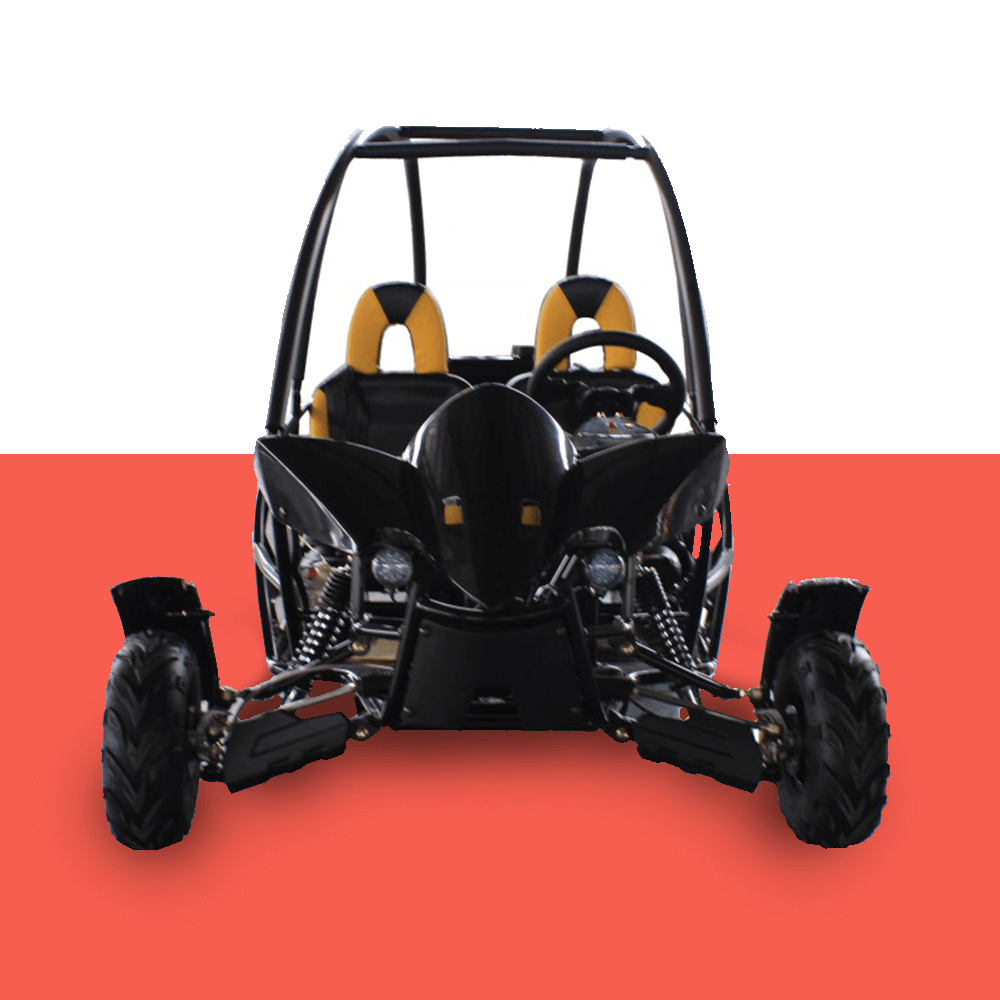 GMX GKT110 110cc 2-Seats 4-Stroke Dune Buggy - Black