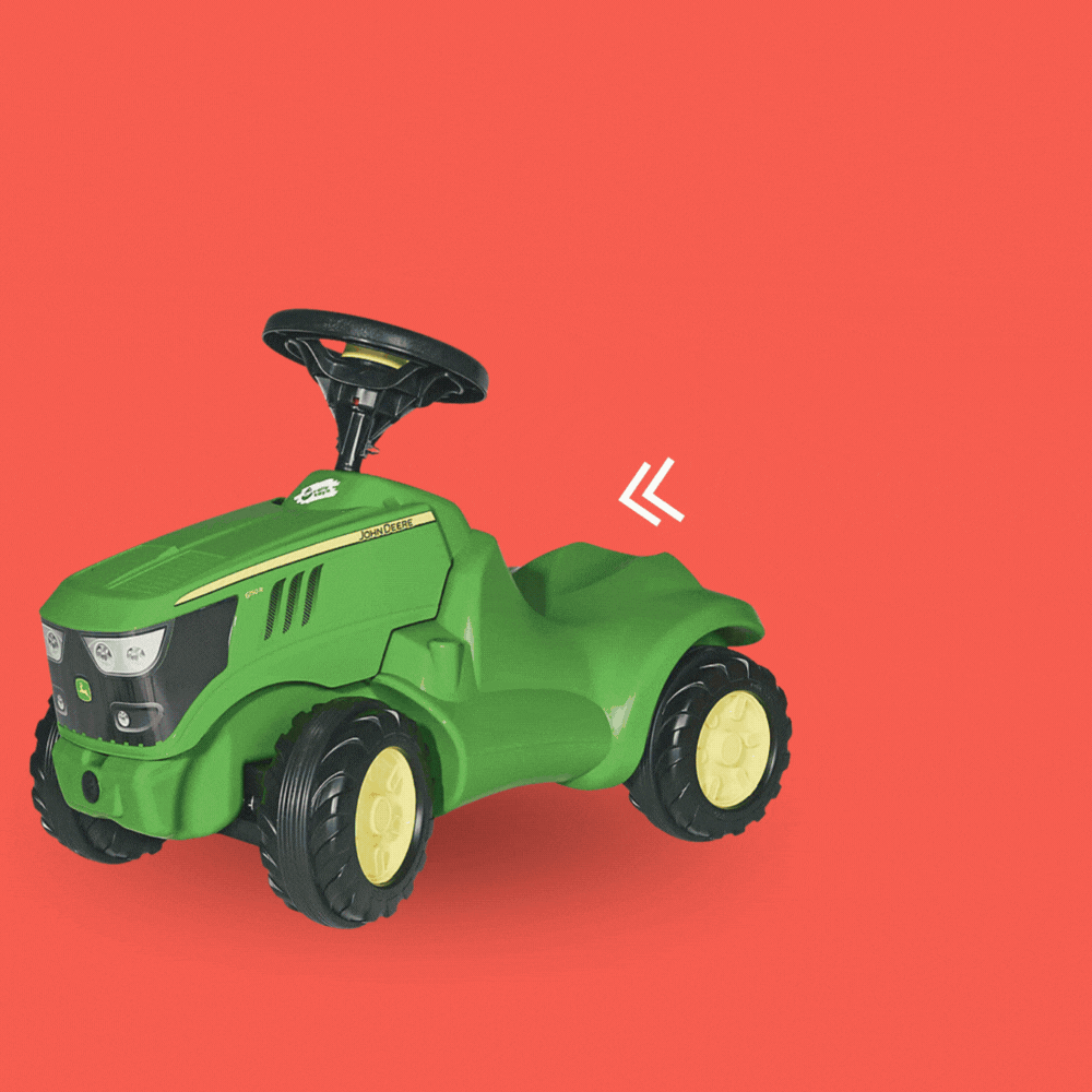 John Deere Rolly Minitrac 6150R Kids Push Ride On Car