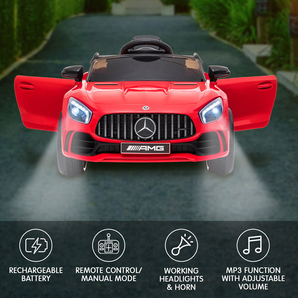 Kahuna Mercedes Benz Licensed Kids Electric Ride On Car Remote Control - Red