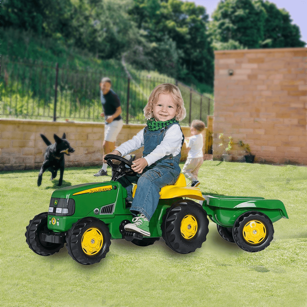 John Deere John Deere Rolly Kid Classic Tractor with Trailer RT012190