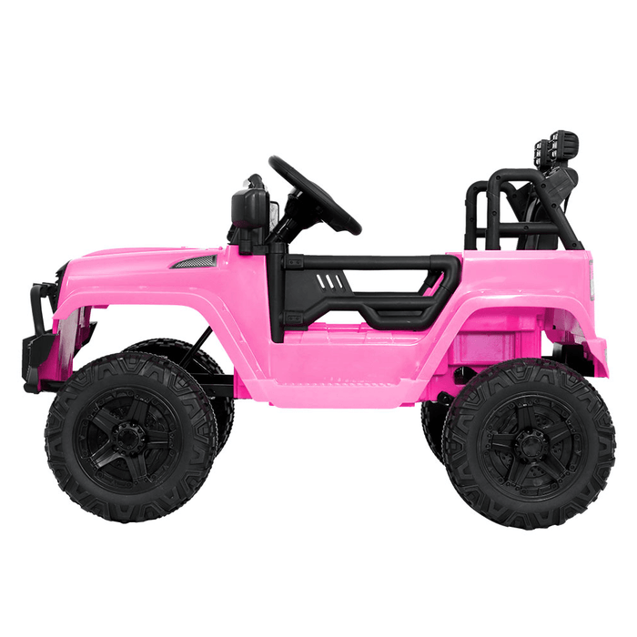 Kids Electric 12v Ride On Jeep with Remote Control - Pink