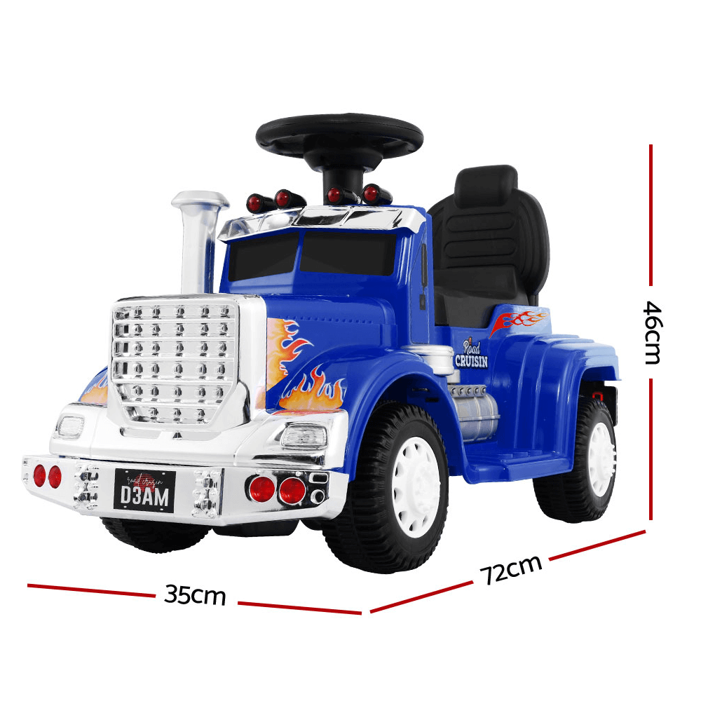 Kids Electric Toy Truck 6v Ride-On Kids Car - Blue