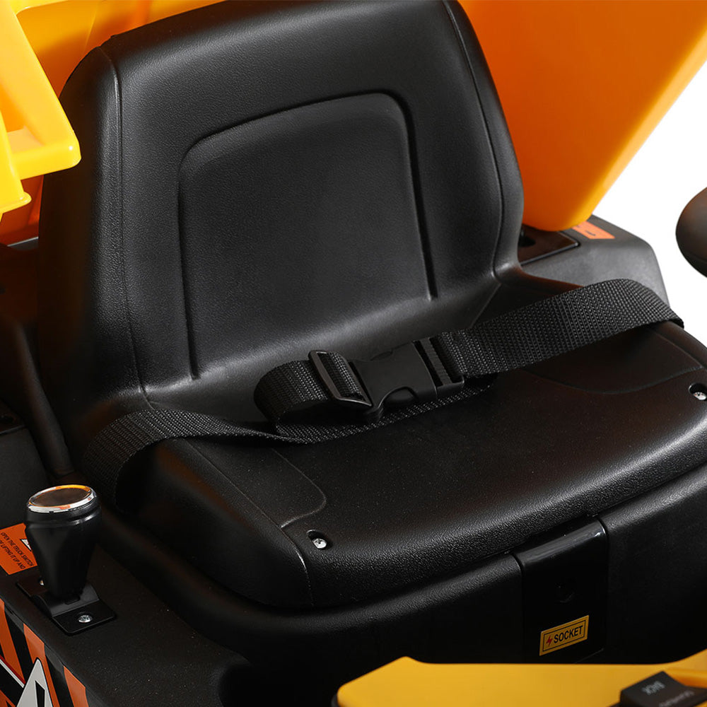 Rigo Kids Electric Ride On Car Dumptruck Loader Toy Cars 12V Yellow