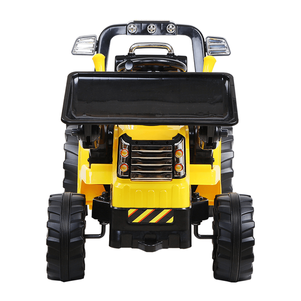 Rigo Kids Ride On Bulldozer Digger Electric Car - Yellow