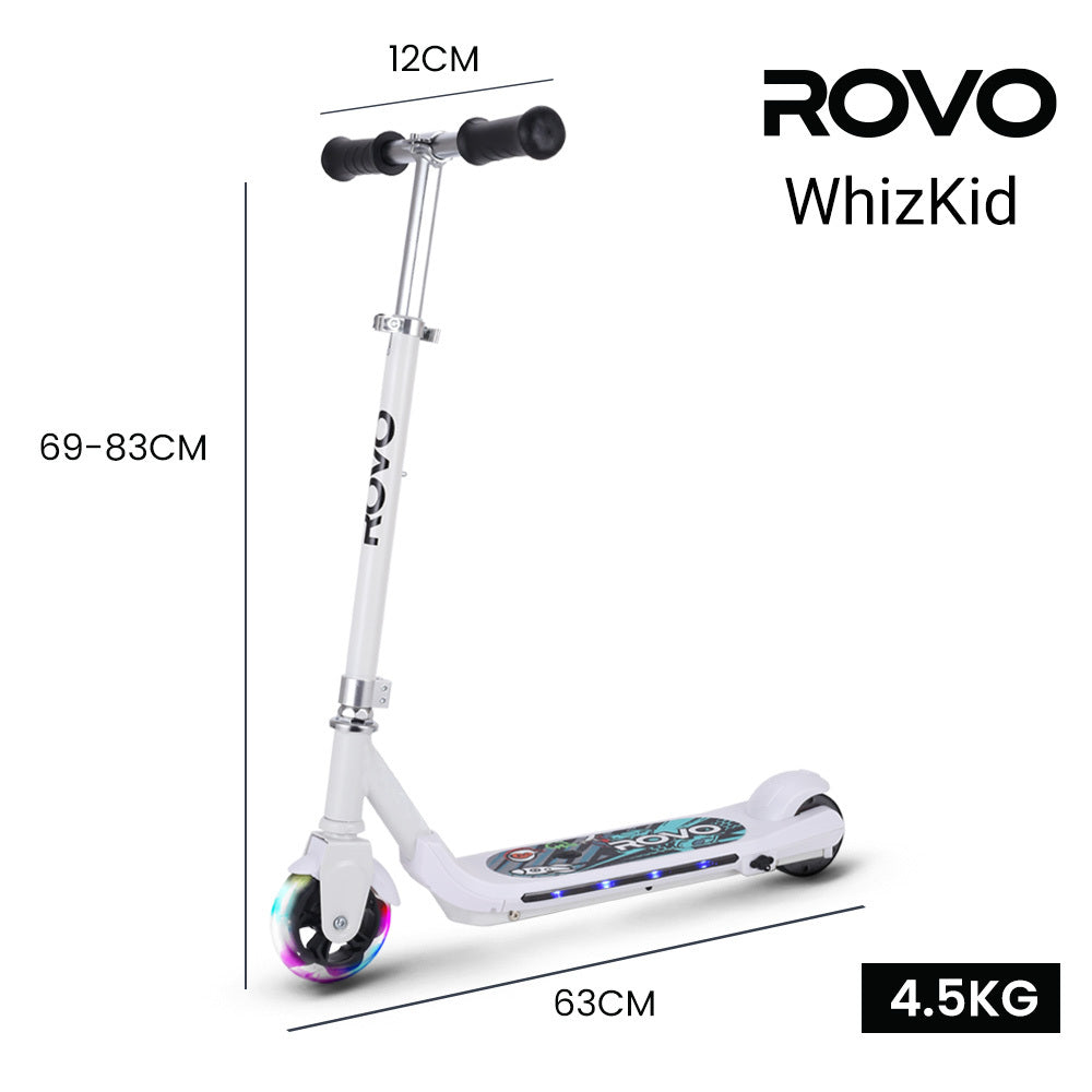 Rovo Kids WhizKid 22V Electric Scooter for Kids - White