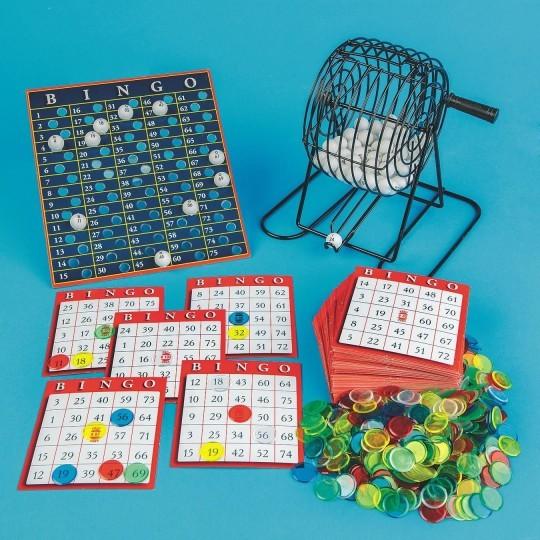 Yard Games Value Bingo Game Set With Metal Cage and Colourful Playing Chips YG0665