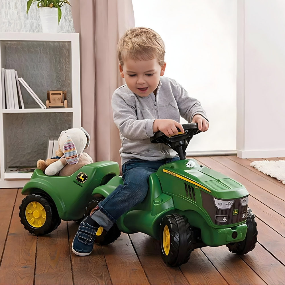 John Deere Rolly Minitrac 6150R Kids Push Ride On Car