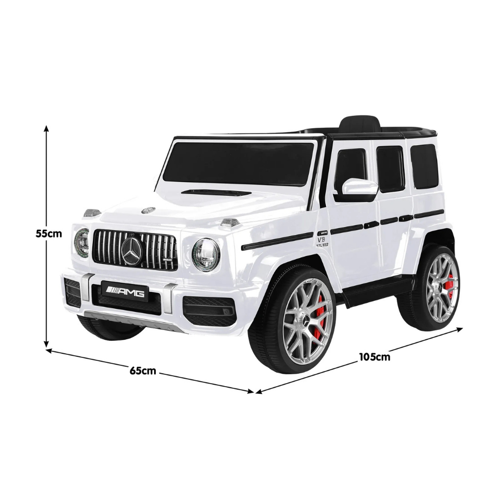 dimension of Kahuna Mercedes Benz AMG G63 12v Kids Electric Ride On Car w/ Remote Control