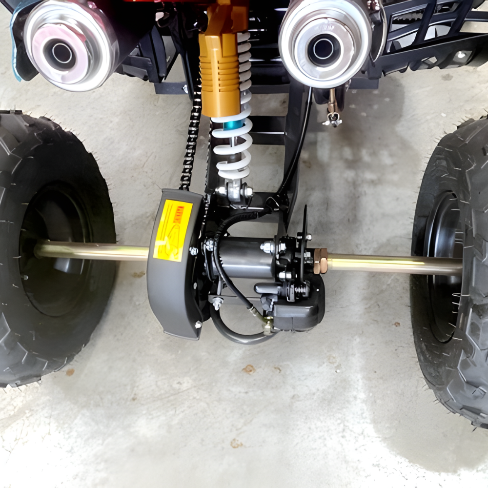 MJM 125cc 3+1 Petrol Powered Kids Sports Quad Bike - Red