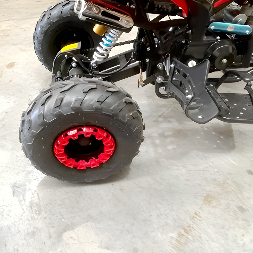 MJM 125cc 3+1 Petrol Powered Kids Sports Quad Bike - Red