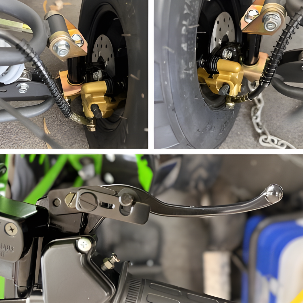 MJM 125cc 3+1 Petrol Powered Kids Sports Quad Bike - Red