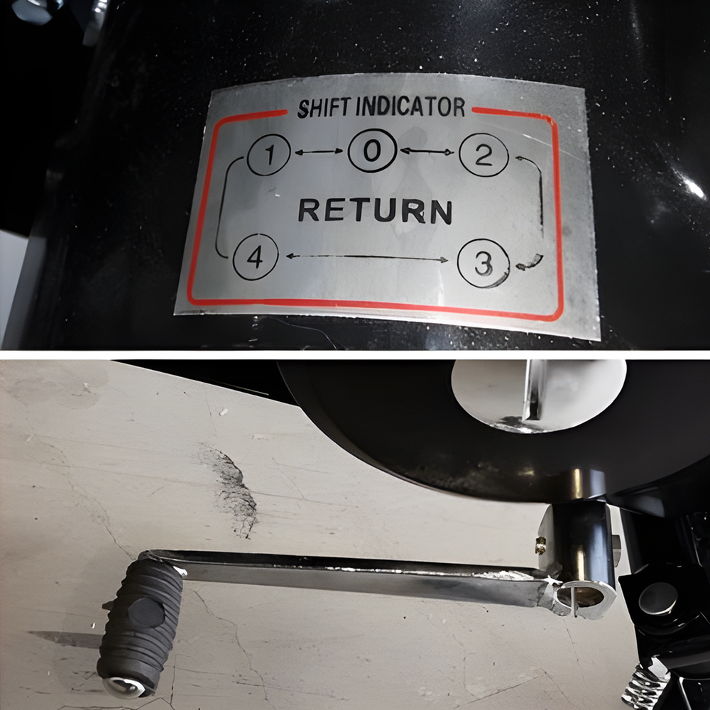 parts of MJM 125cc Petrol Powered 4-Stroke E-Start Kids Dirt Bike - Blue