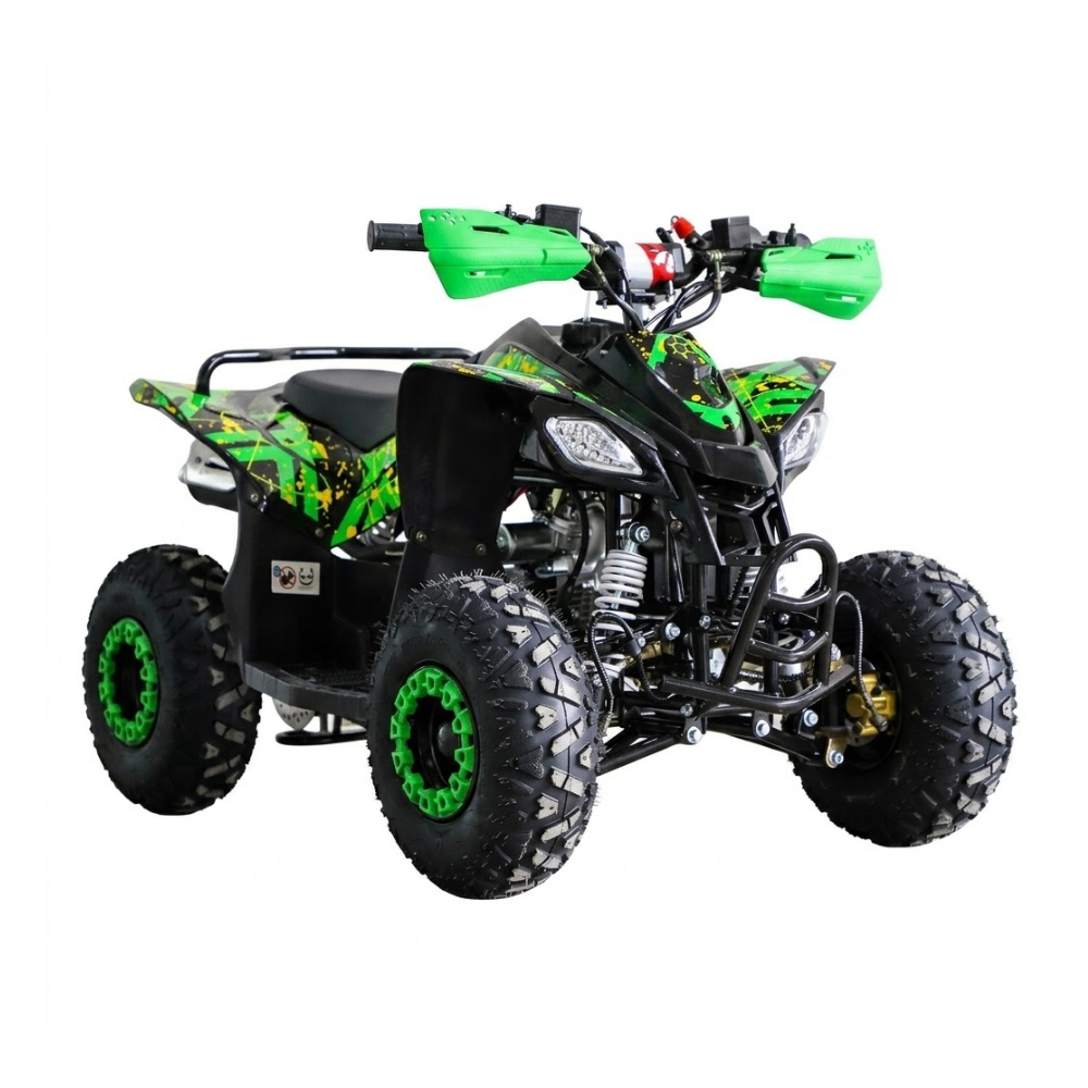 Motoworks 110cc Sports Pro Petrol Powered Quad Bike - Green