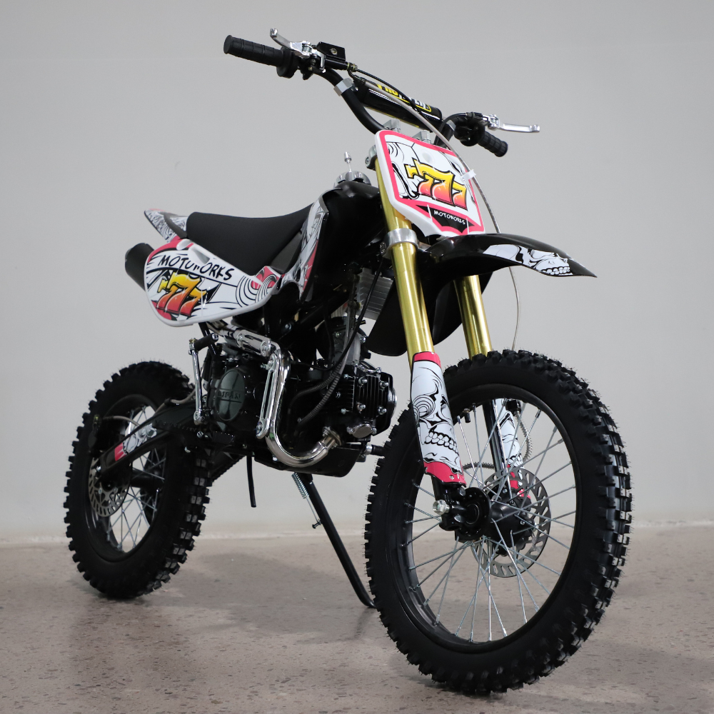 Motoworks 150cc Petrol Powered 4-Stroke Big Foot Kids Dirt Bike - Pink