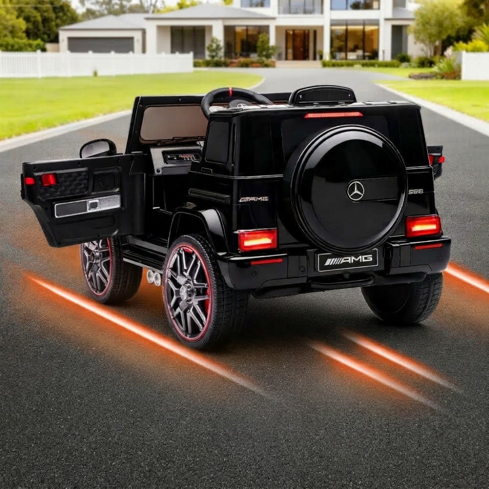 New Aim Mercedes Benz G63 12v Kids Ride On Car with Remote Control - Black