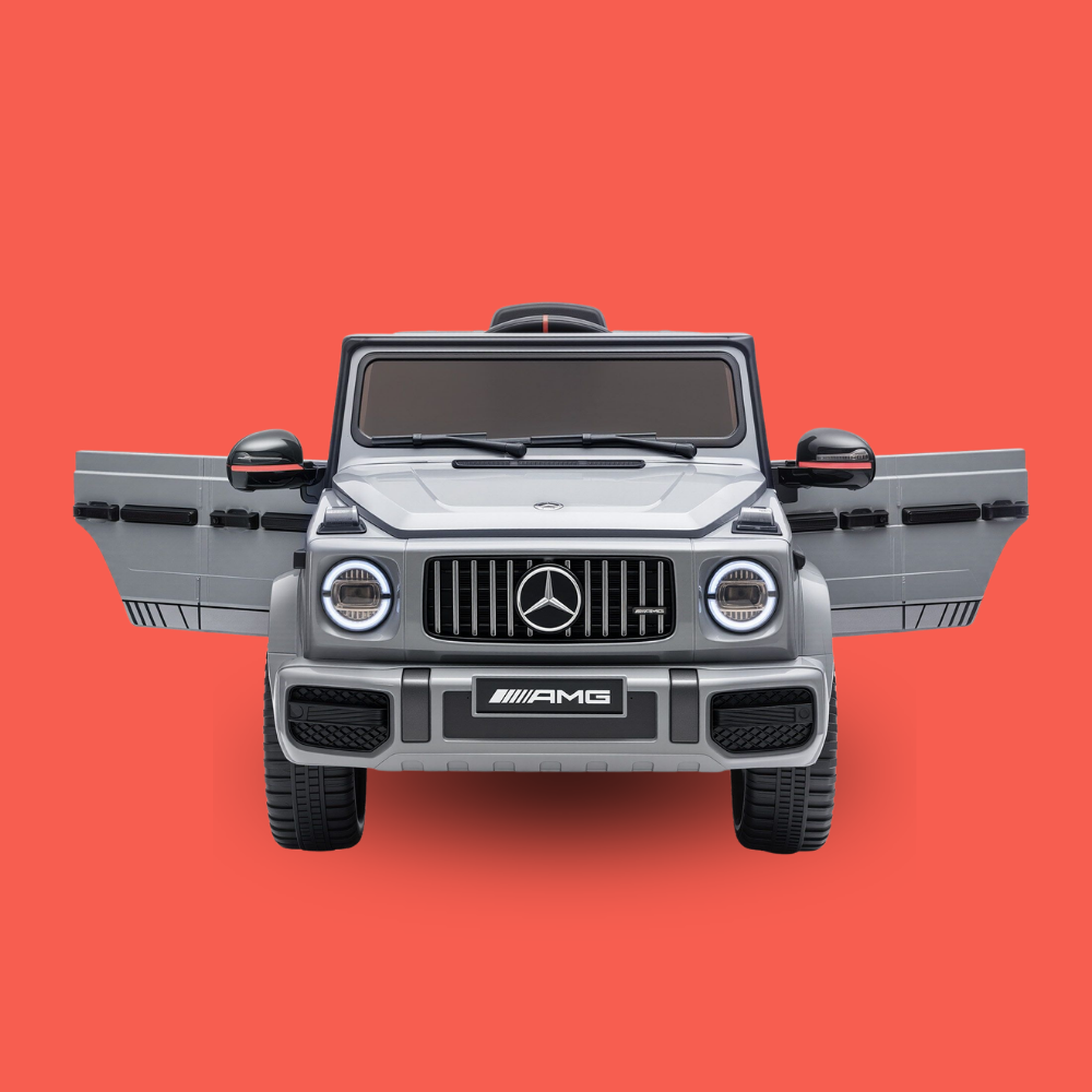 New Aim Mercedes Benz G63 12v Kids Ride On Car with Remote - Grey