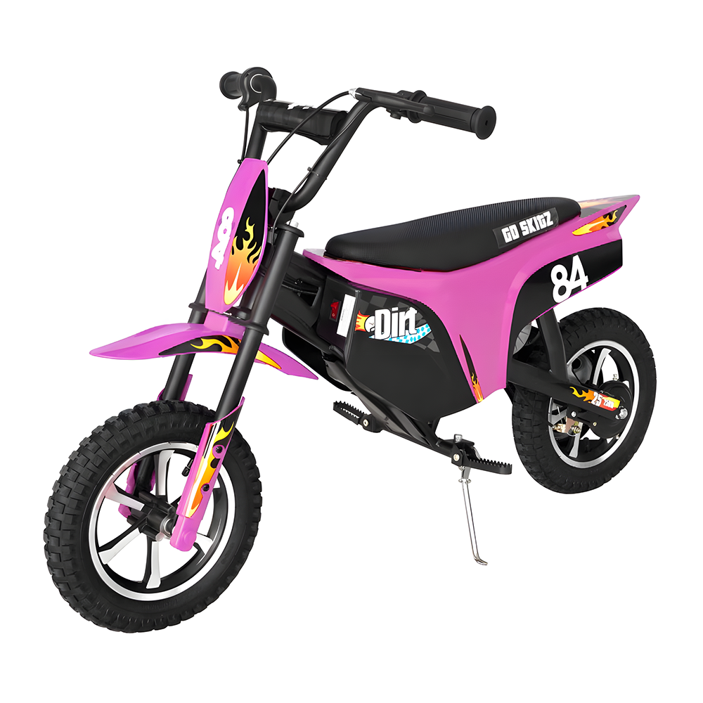 Go Skitz 12v  2.5 Electric Kids Dirt Bike - Pink