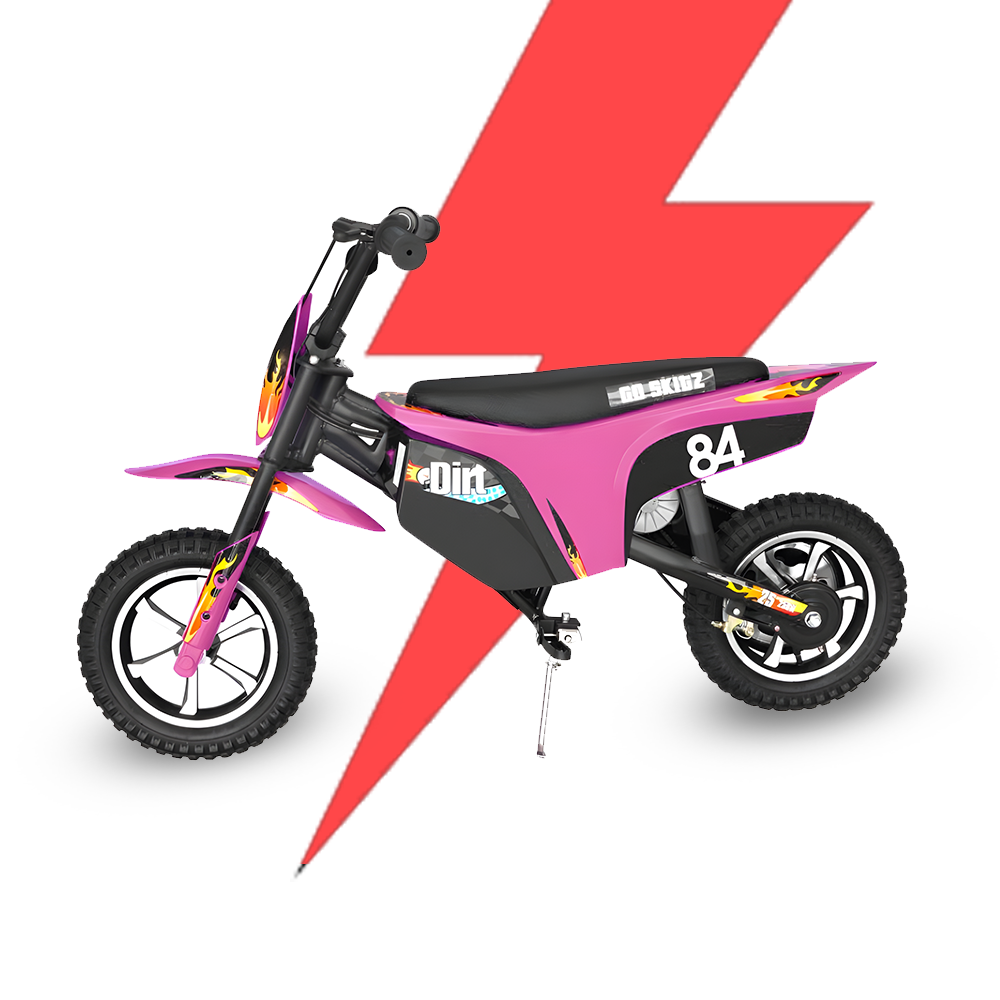 Go Skitz 12v 2.5 Electric Kids Dirt Bike - Pink (Almost Perfect)