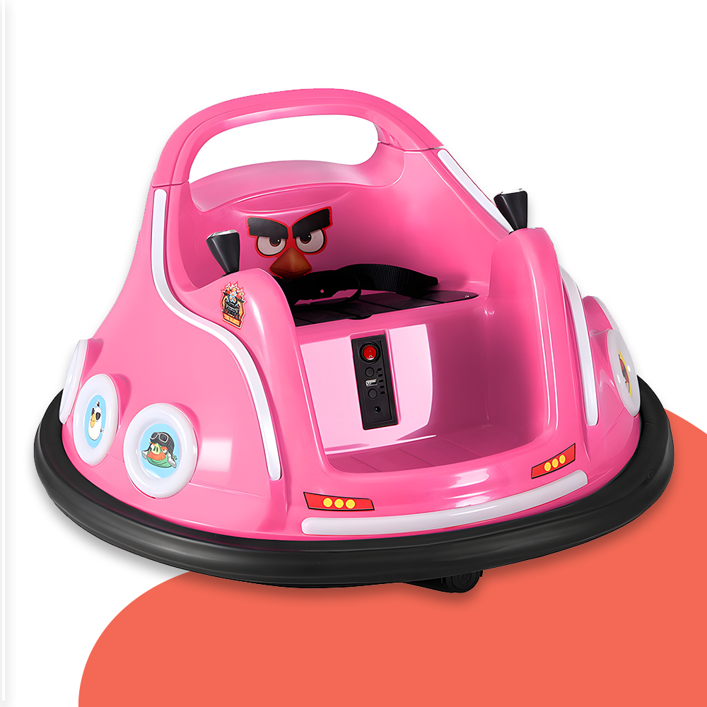 Angry Birds bumper car indoors