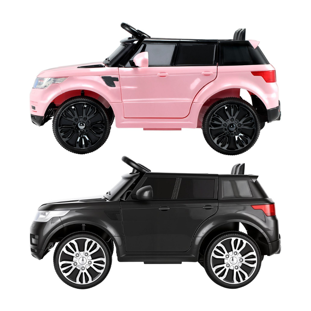Rigo 6v Kids Ride On Car 2-Pack with Remote - Black & Pink