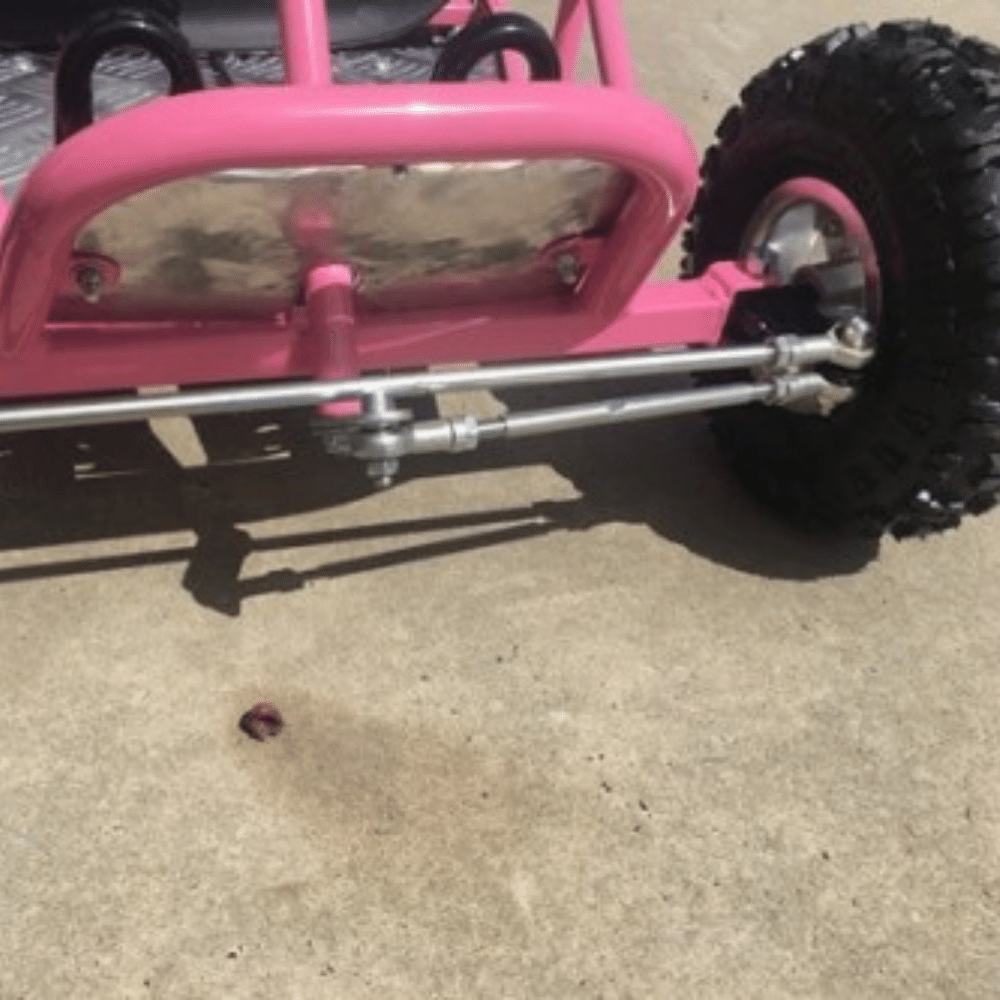 MJM MJM 49cc Automatic 2-Stroke Kids Mini Go Kart - Pink MJM-49GK-PIN