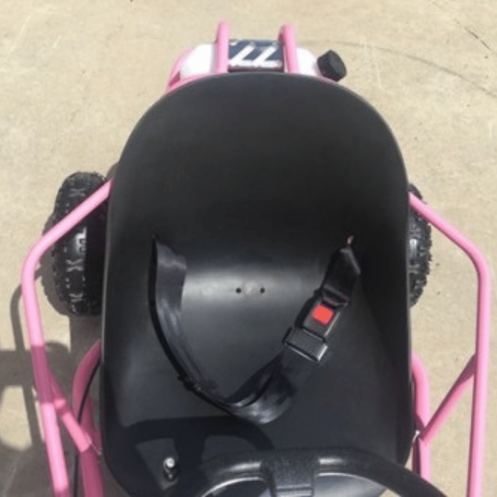 MJM MJM 49cc Automatic 2-Stroke Kids Mini Go Kart - Pink MJM-49GK-PIN