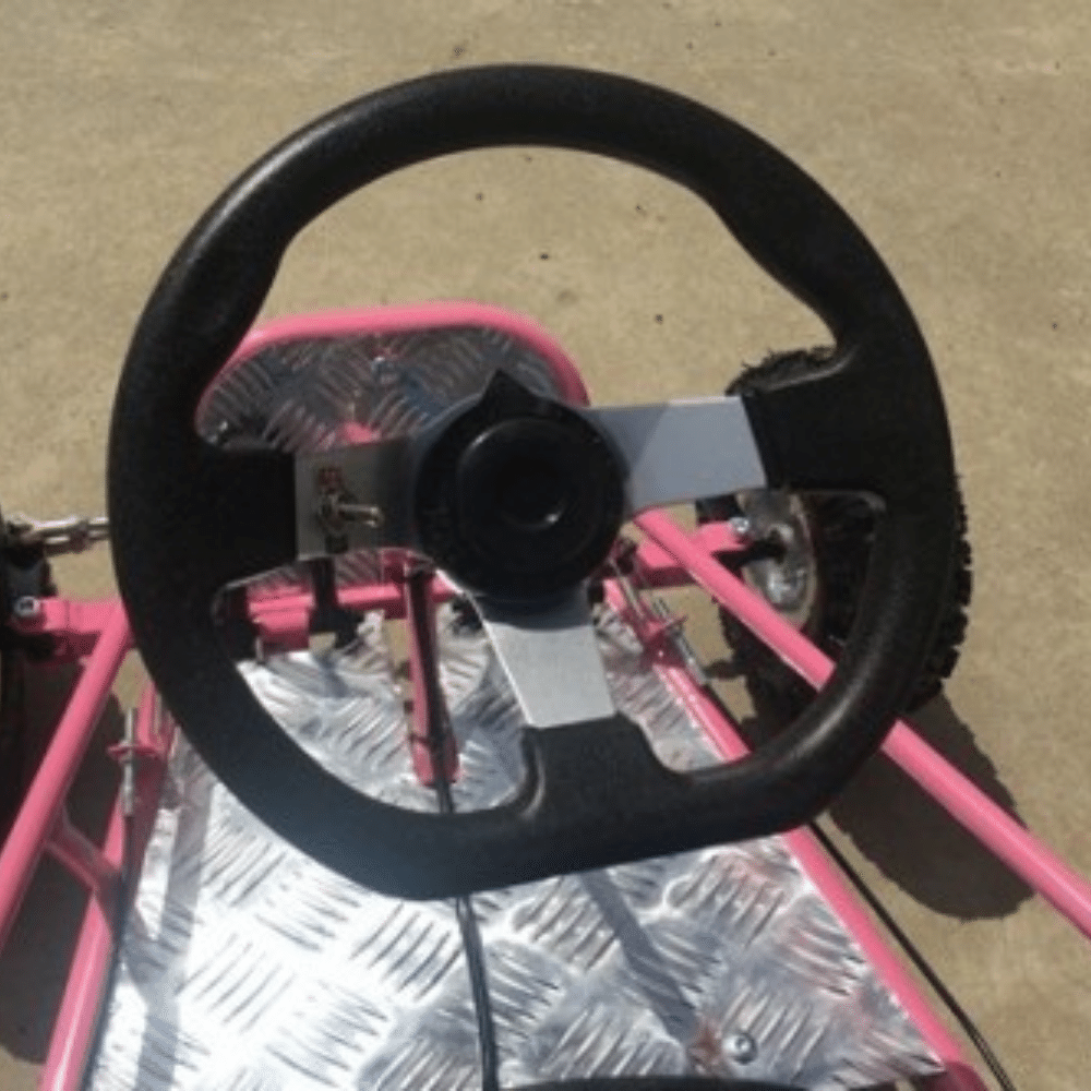 MJM MJM 49cc Automatic 2-Stroke Kids Mini Go Kart - Pink MJM-49GK-PIN