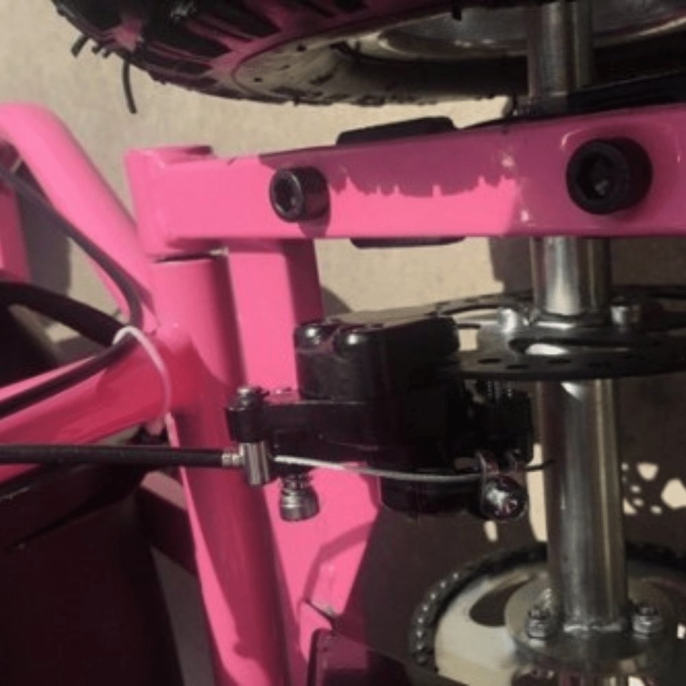 MJM MJM 49cc Automatic 2-Stroke Kids Mini Go Kart - Pink MJM-49GK-PIN