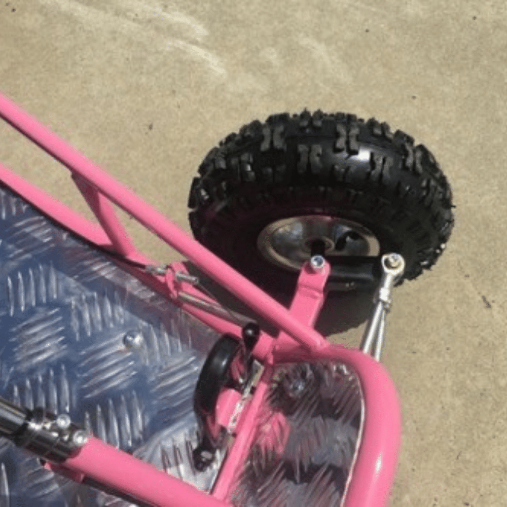 MJM MJM 49cc Automatic 2-Stroke Kids Mini Go Kart - Pink MJM-49GK-PIN