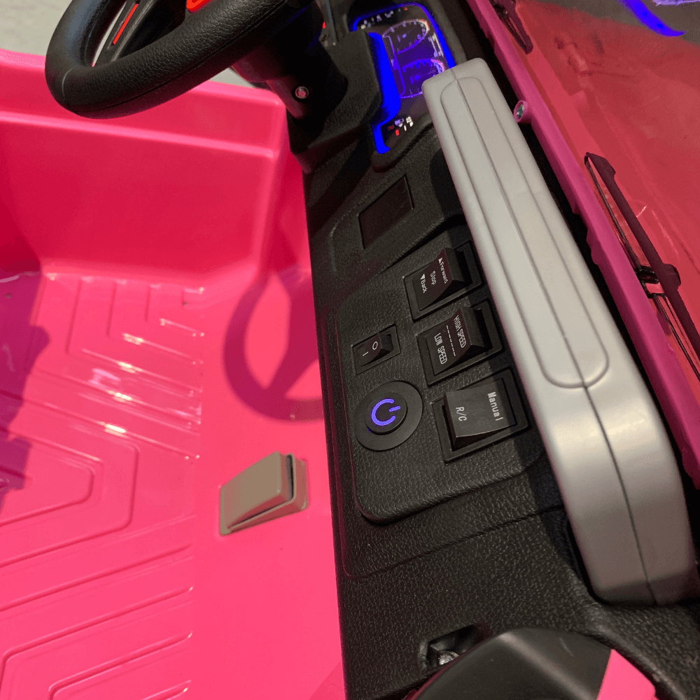 Kids Car Sales Big 2-Seat Beach-Cruiser 12v Kids Ride-On SUV w/ Remote - Pink BJP012-PIN