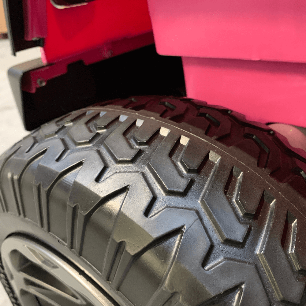 Kids Car Sales Big 2-Seat Beach-Cruiser 12v Kids Ride-On SUV w/ Remote - Pink BJP012-PIN