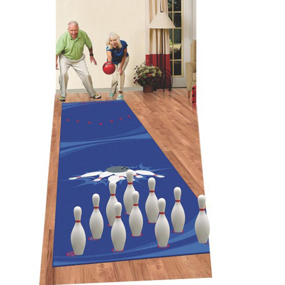 Yard Games Complete Ten Pin Bowling Set with Pins, 2.2kg Ball & 9m Bowling Carpet YG0789