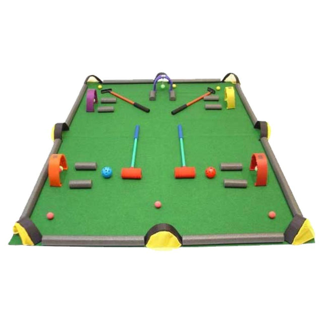 Yard Games Design Your Own Obstacle Mini Golf / Croquet Billiards Game YG1226