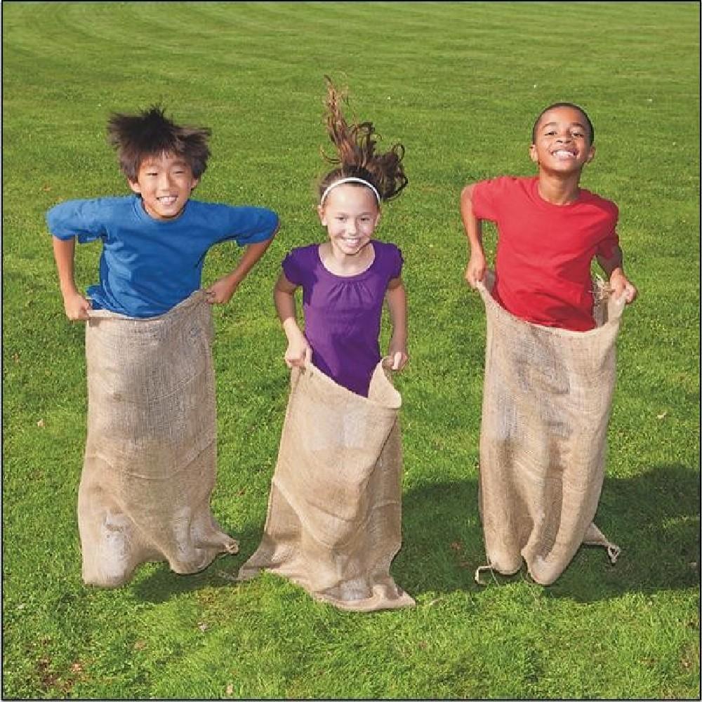 Yard Games Hessian Potato Sack Race Game for Kids - Set of 12 YG0778