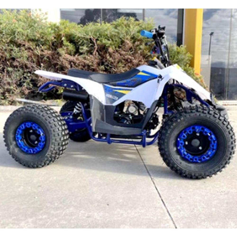 MJM MJM 125cc 1+1 Petrol Powered Kids Sports Quad BIke - Blue MJM-125ATV1+1-SP-BLU