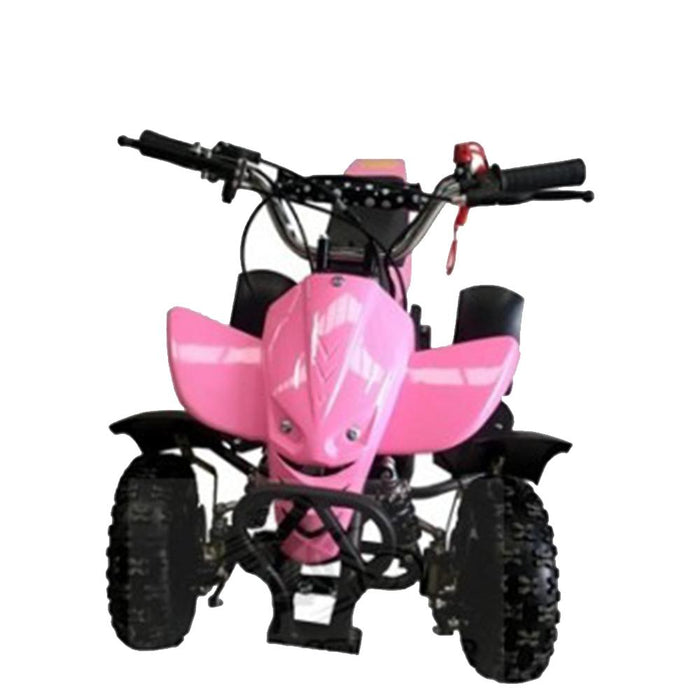 MJM MJM 49cc Petrol Powered 2-Stroke Sports Kids ATV Quad Bike - Pink MJM-49ATV-SP-PIN