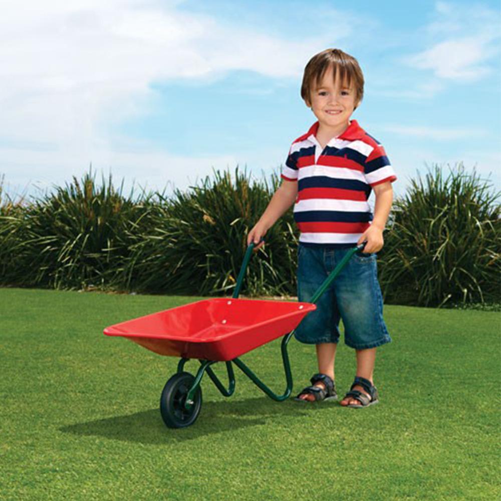 Yard Games Orbit Mighty Metal Kids Red Wheelbarrow YG1560