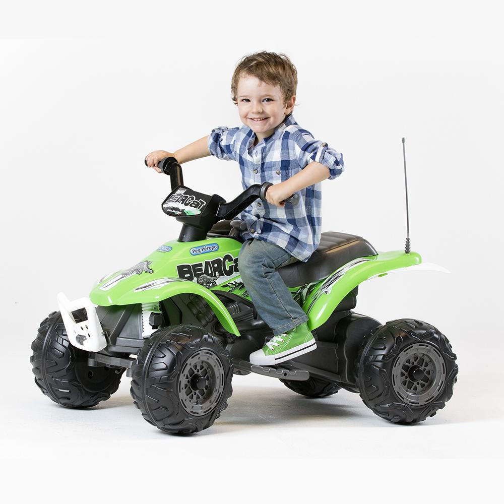 Peg Perego Peg Perego Corral Bearcat Green 6v Ride-On Kids Quad Bike IGED1165