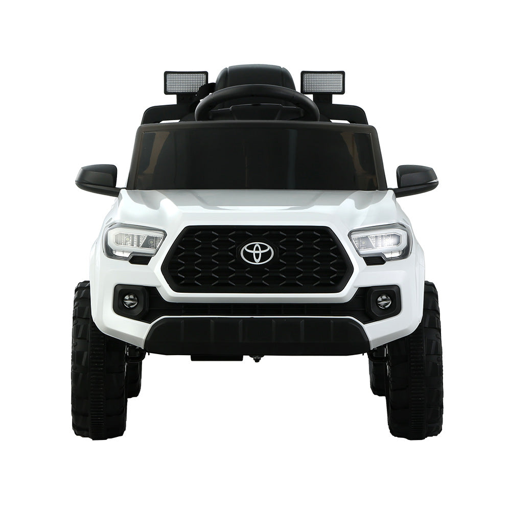 Licensed Toyota Tacoma 12v Off Road Kids Electric Ride On with Remote - White