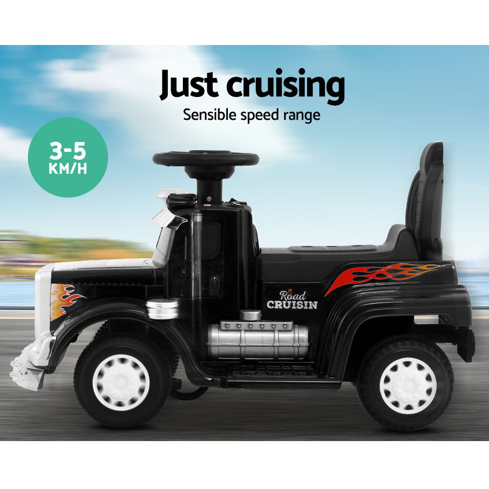 Kids Electric Toy Truck 6v Ride-On Kids Car - Black