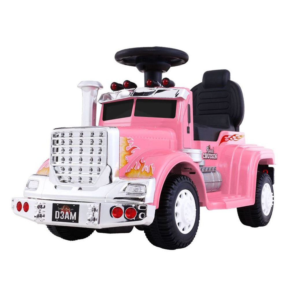 Kids Electric Toy Truck 6v Ride-On Kids Car - Pink
