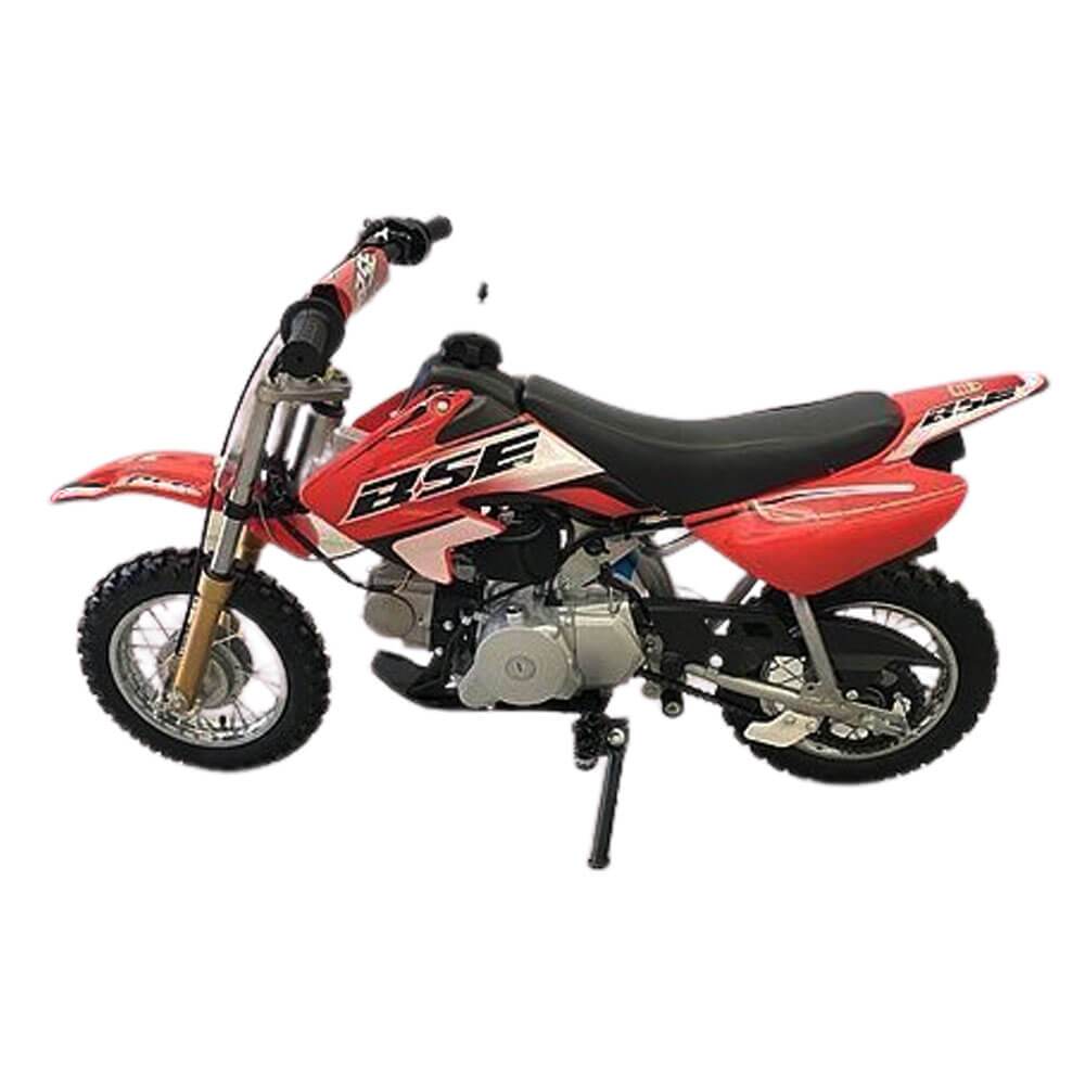 MJM Red MJM 50cc Petrol Powered 4-Stroke Kids Dirt Bike MJM-50DB-RED